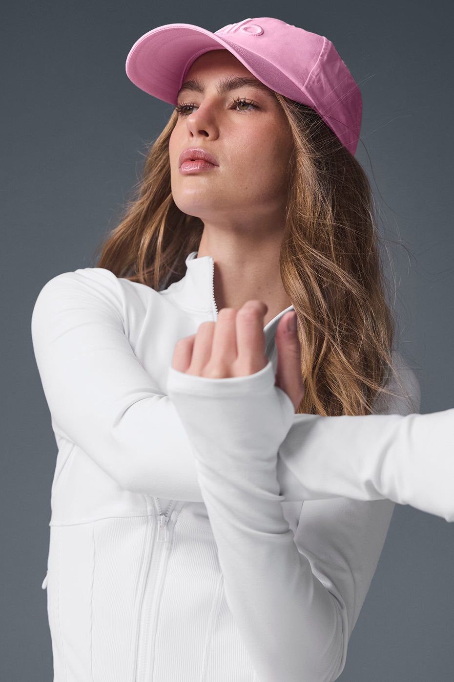 Airbrushed full zip corset jacket