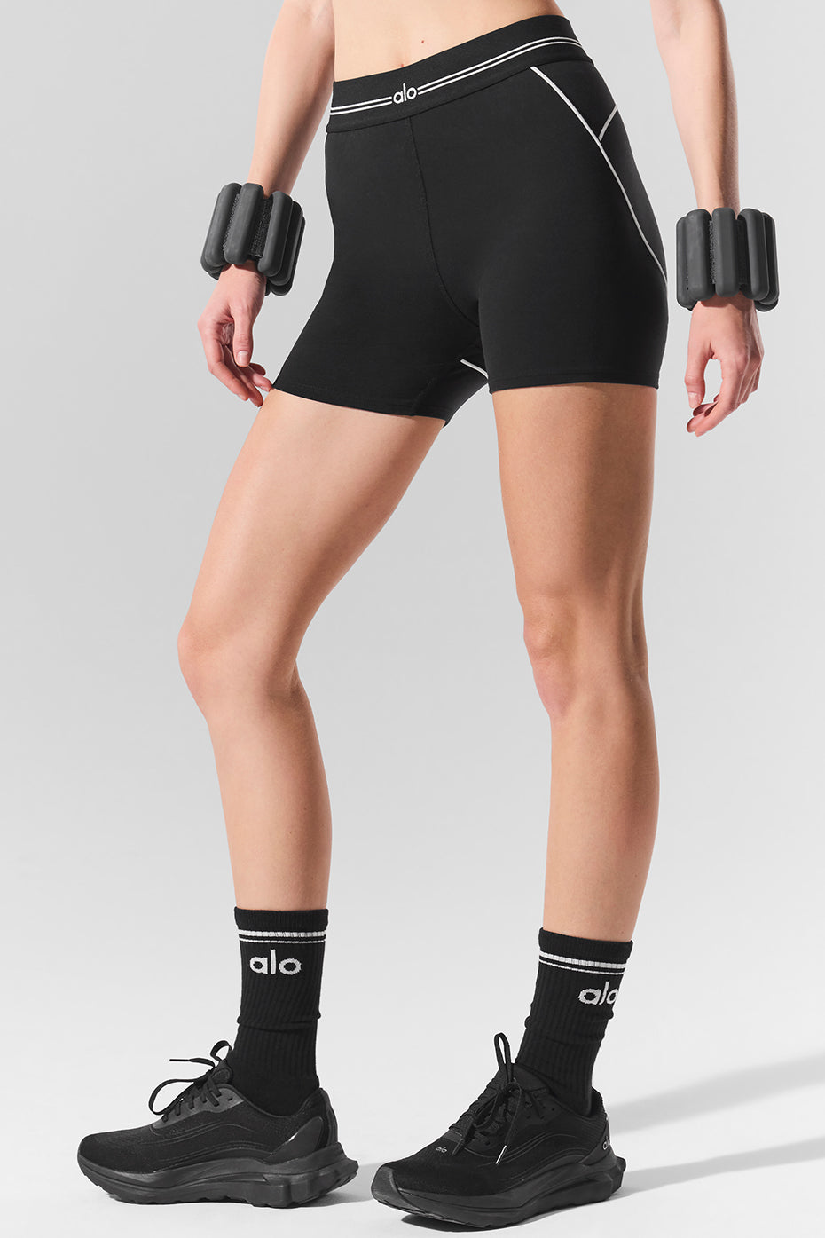 Shorts - Airbrush Heart Throb HIGH WAIST 10cm