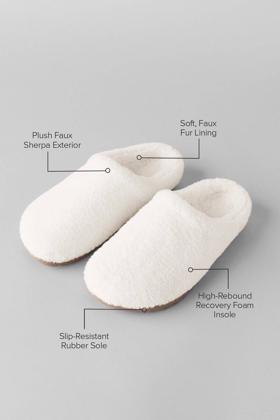 Chaussons Recovery Sherpa "épuisé"