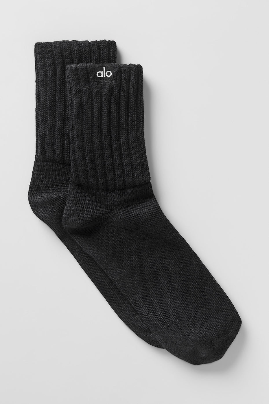 Chaussettes unisexes mi-mollet effet froissé "de retour en stock"