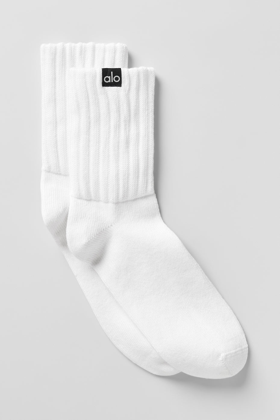 Chaussettes unisexes mi-mollet effet froissé "de retour en stock"