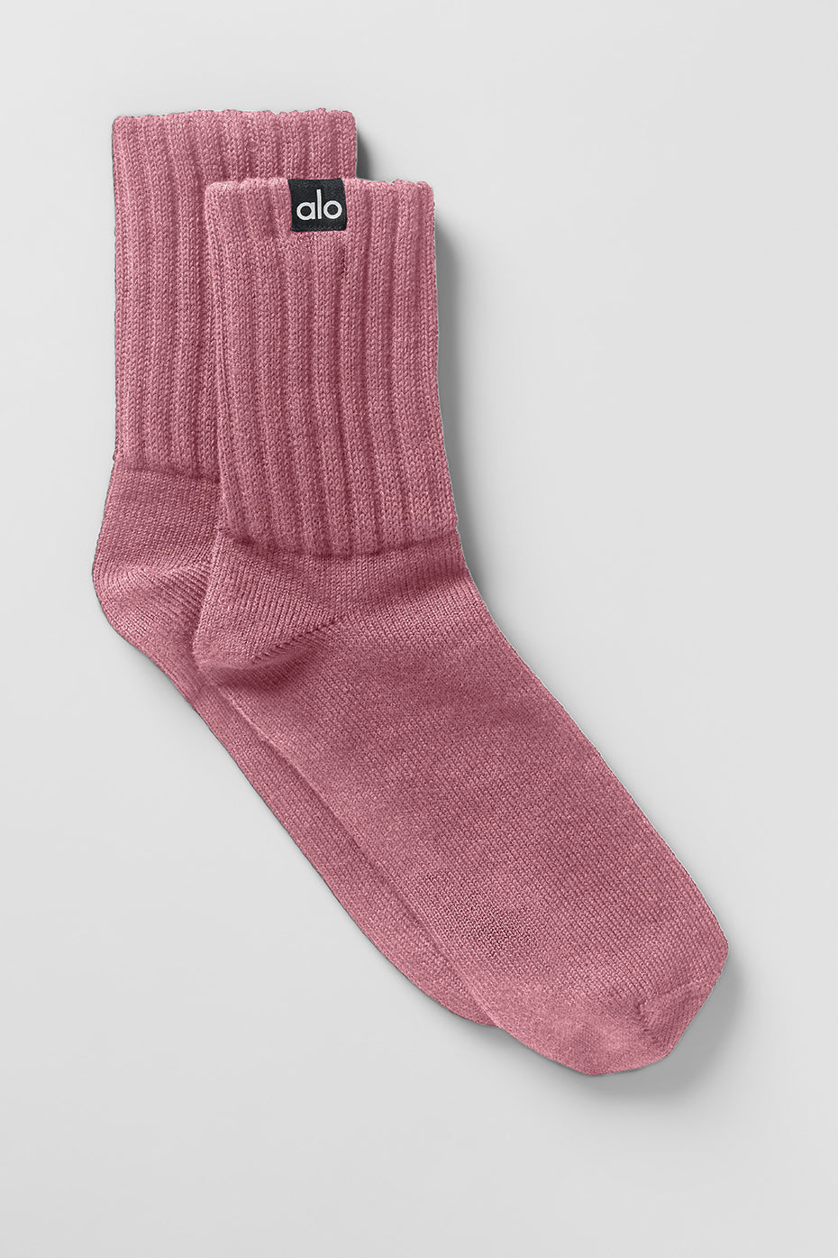 Chaussettes unisexes mi-mollet effet froissé "de retour en stock"