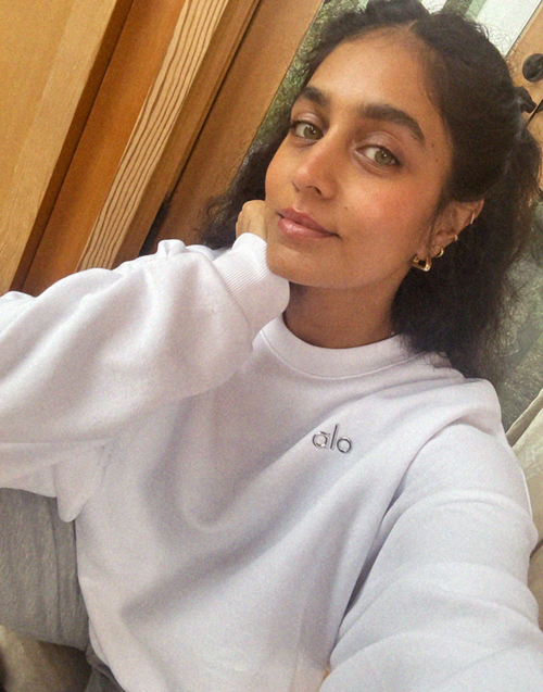 Sweat col rond Accolade Blanc
