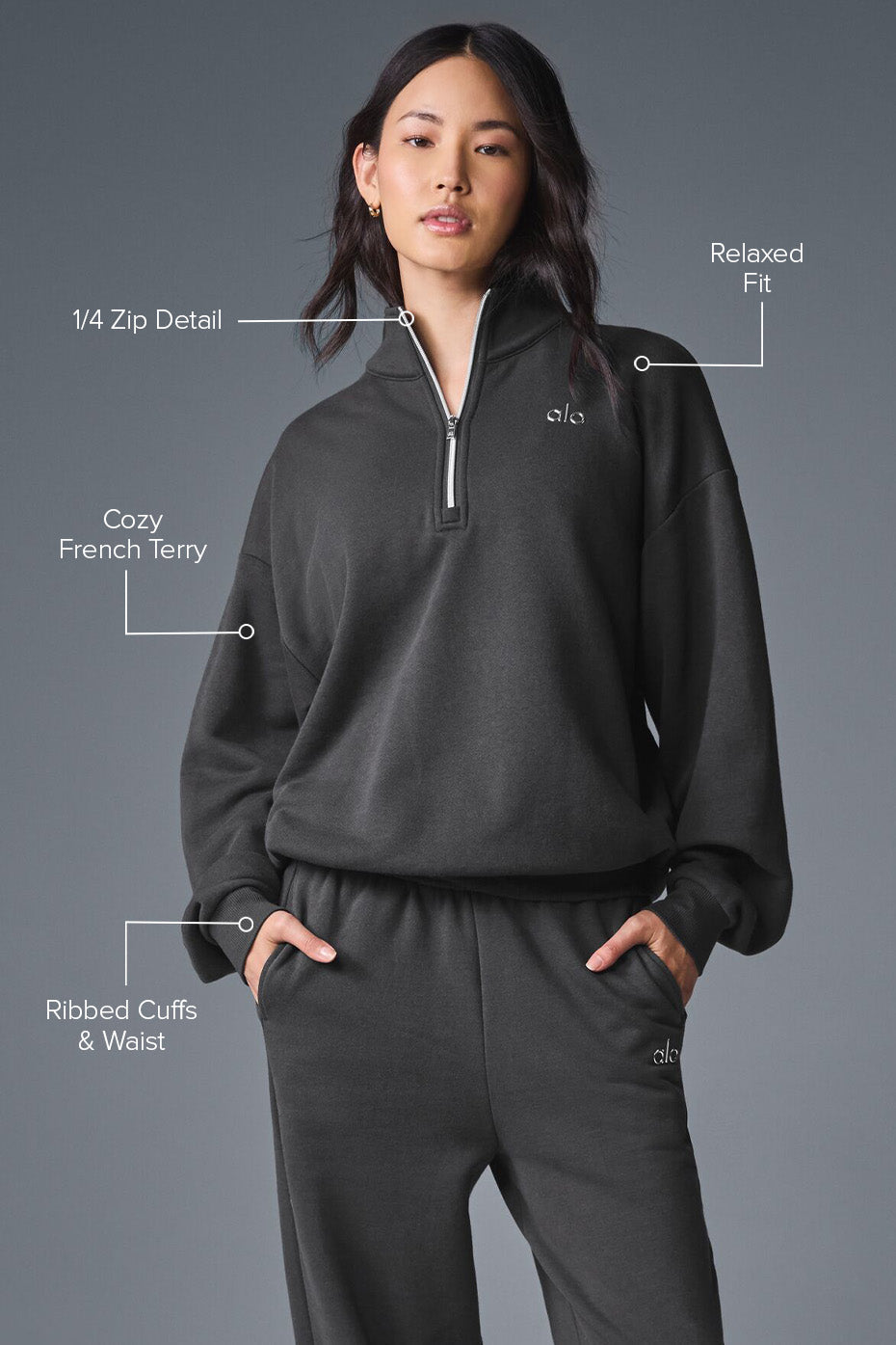 Sweat Accolade 1/4 zip "Meilleure vente"
