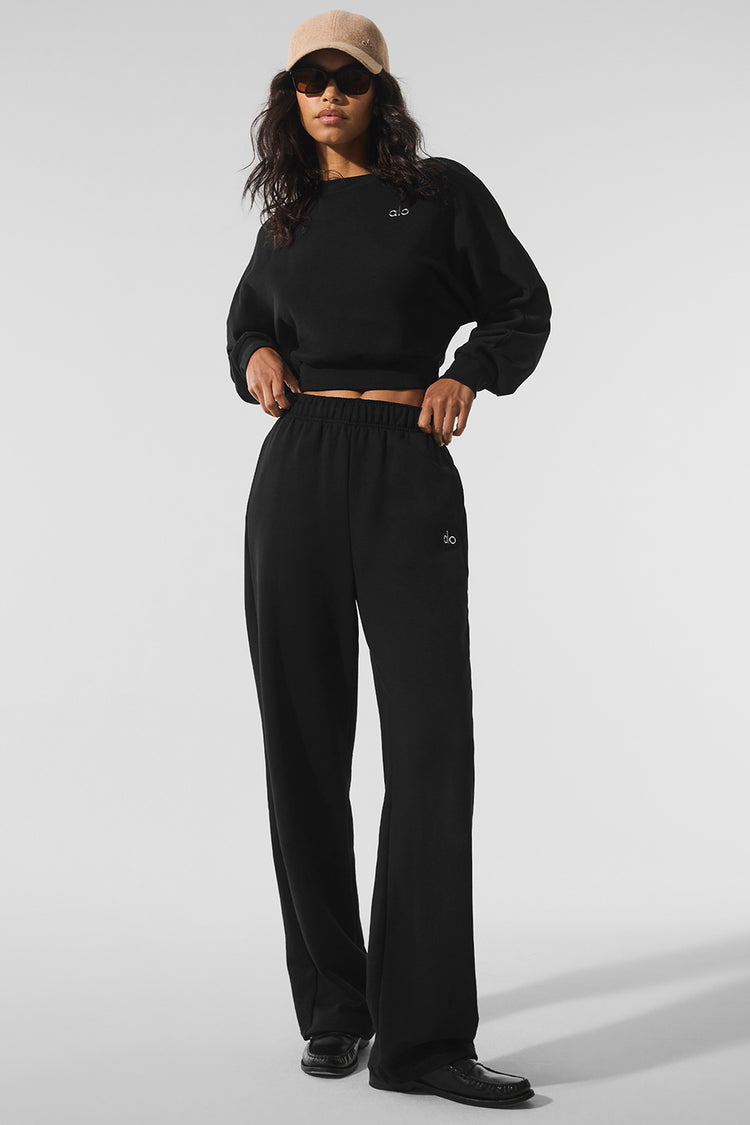 Accolade Cropped Crewneck Sweater "NEW"