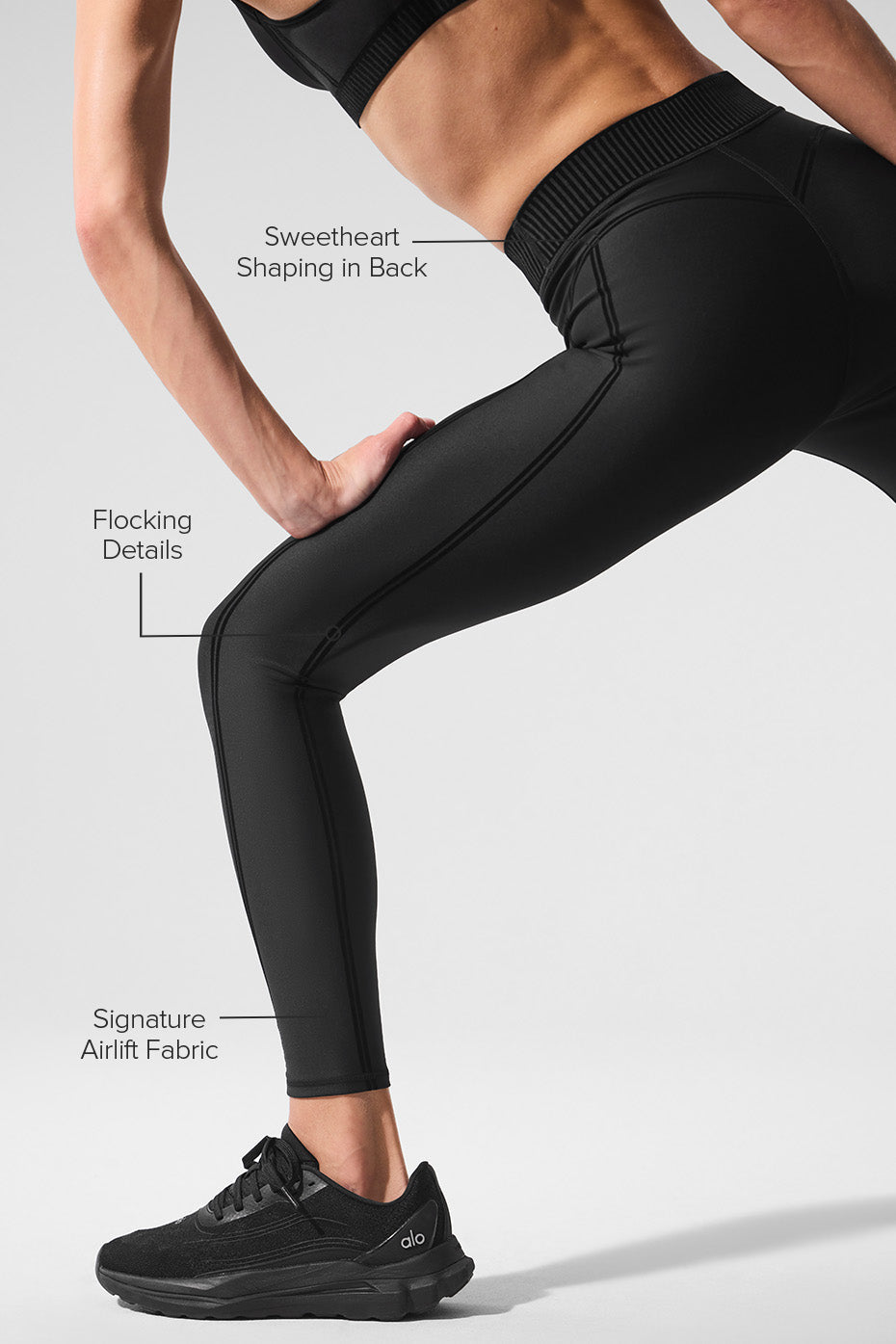 Legging Airlift taille haute 7/8 Line Up "Meilleure vente"