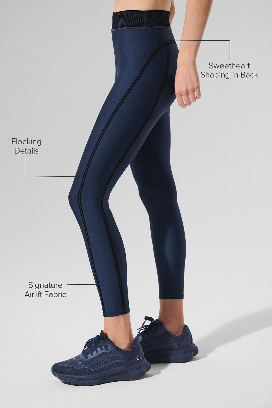 Legging Airlift taille haute 7/8 Line Up "Meilleure vente"