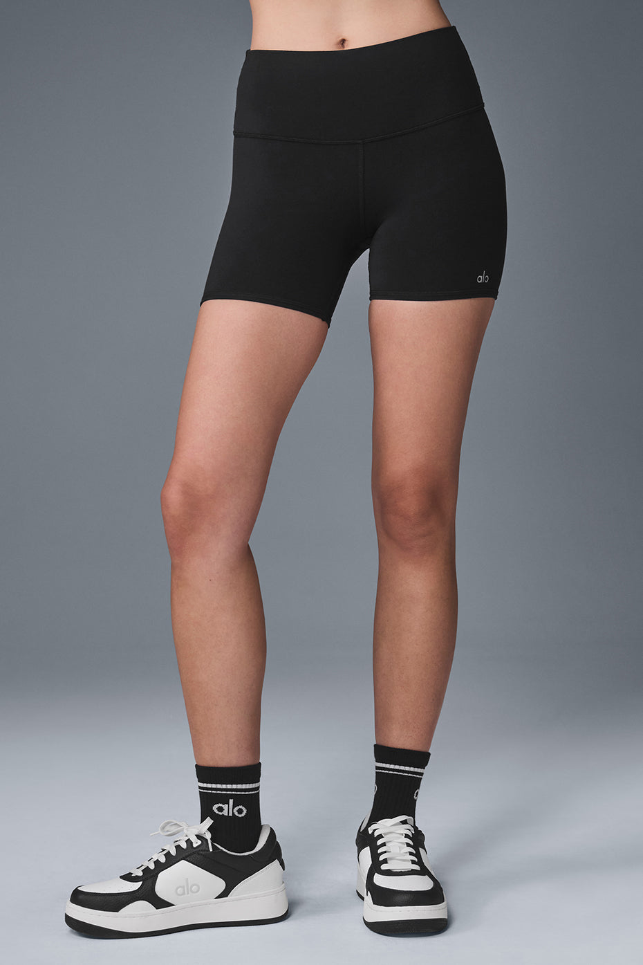 short biker  High-Waist Airbrush 5"